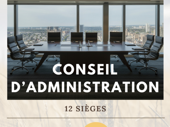 Nomination du Conseil d’Administration